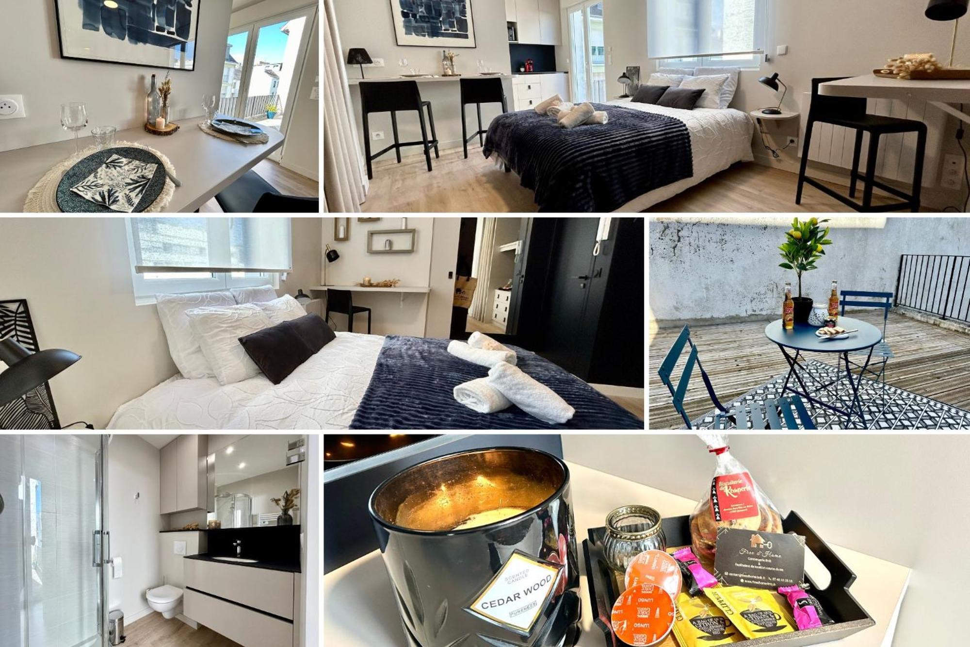 O Studio Terrasse - Centre Ville De Lorient - Gare 외부 사진
